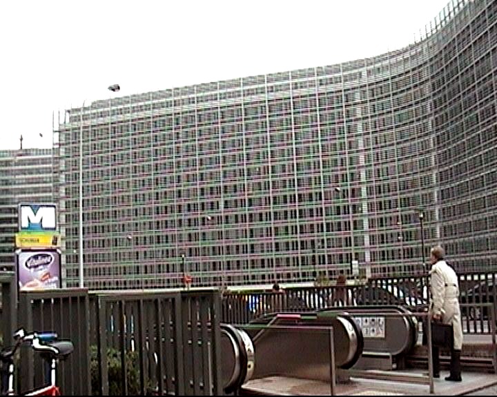 Berlaymont-Gebäude in Brüssel, Sitz der Europäischen Kommission 