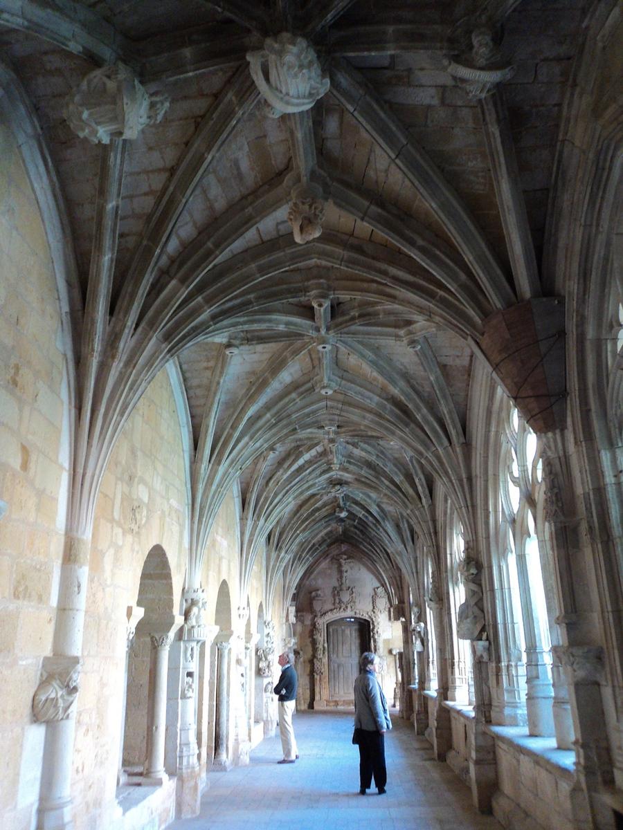 Le cloître gothique de l'abbaye de Cadouin (Dordogne) 