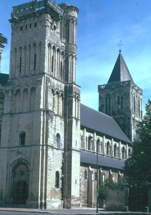 L'église de l'Abbaye-aux-Dames à Caen (Calvados) 