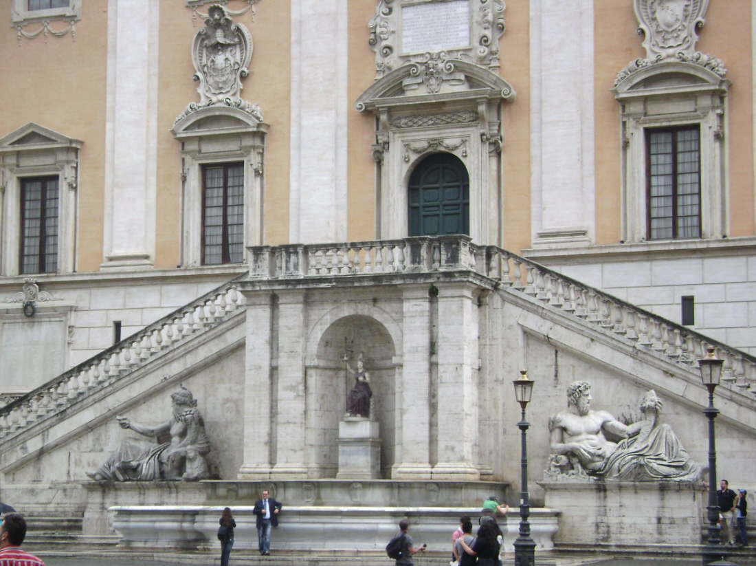 Le Palais Sénatorial (Palazzo Senatoriale), sur la colline du Capitole (Rome) 