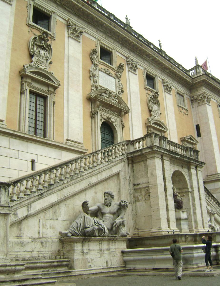 Le Palais Sénatorial (Palazzo Senatoriale), sur la colline du Capitole (Rome) 
