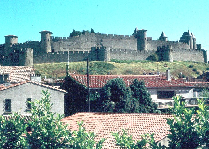 Les remparts de Carcassonne, côté nord 