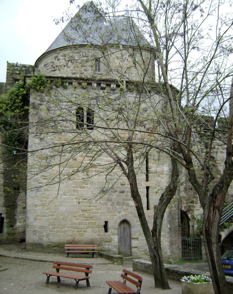 Les remparts de Carcassonne (Aude), côté sud 