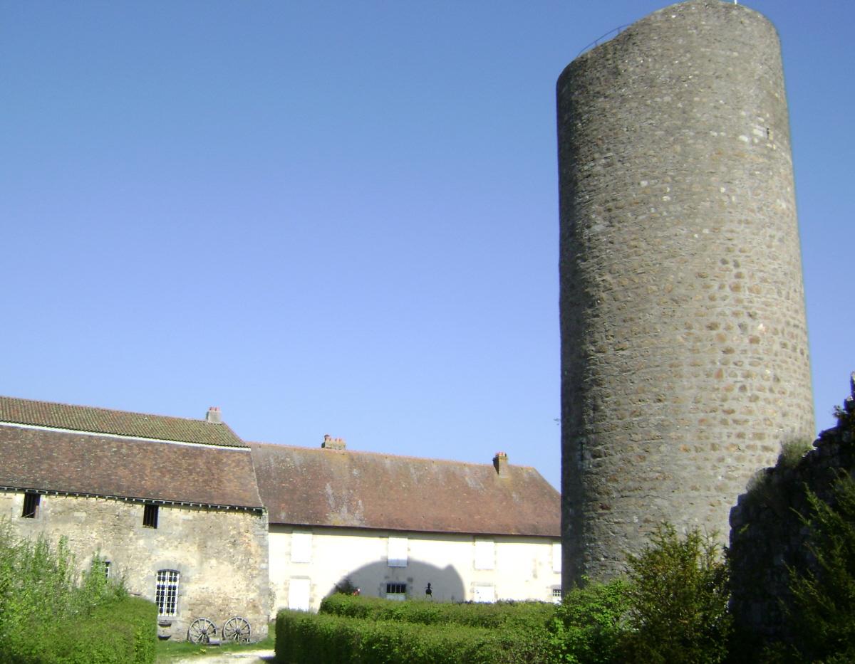 Le donjon de Châlus (Haute-Vienne), où Richard Coeur de Lion trouva la mort 