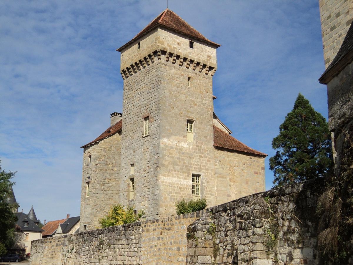 Le château Saint-Hilaire à Curemonte (Corrèze) 