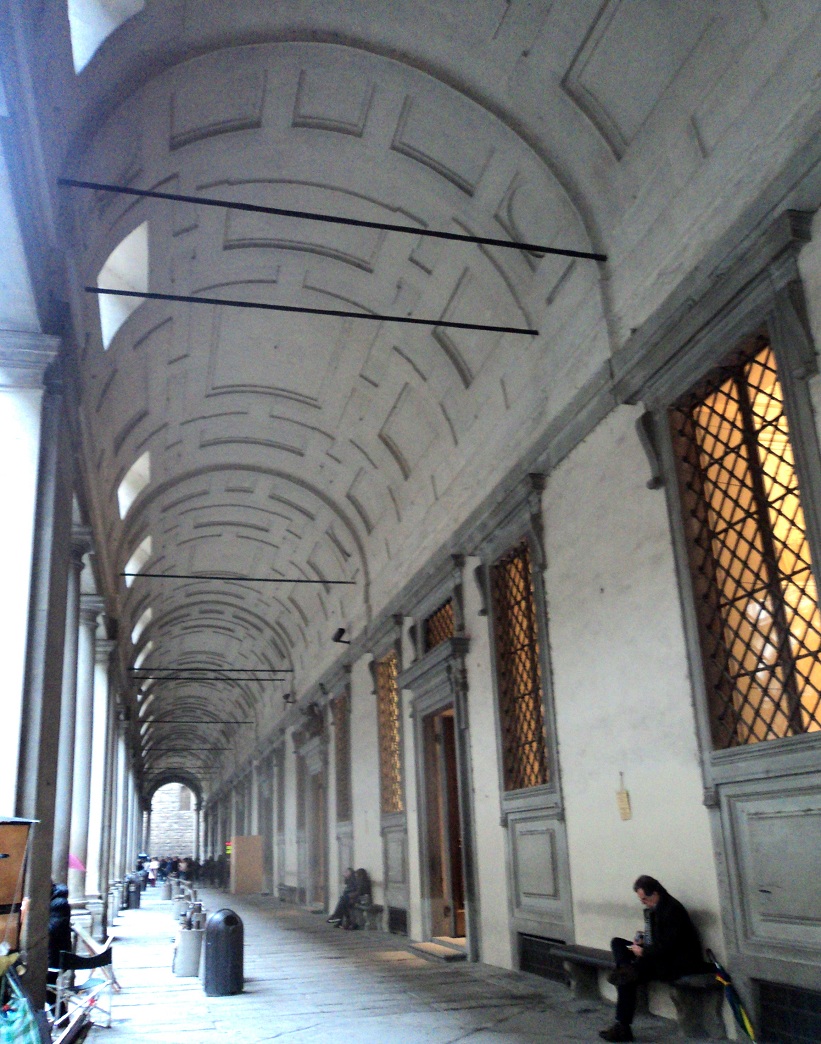 Le palais des Offices, siège de l'administration des Médicis (15e-18e siècle), à Florence 