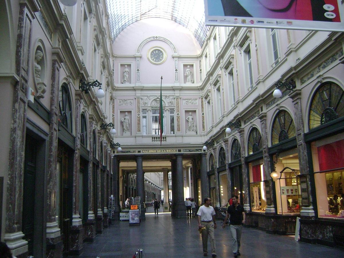 Les galeries royales Saint-Hubert, à Bruxelles 