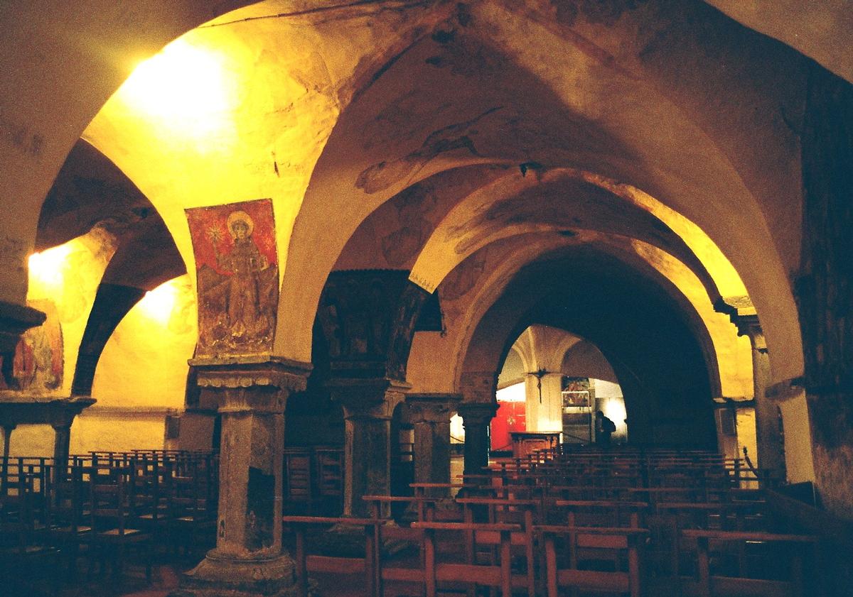 La crypte de la cathédrale saint Bavon 