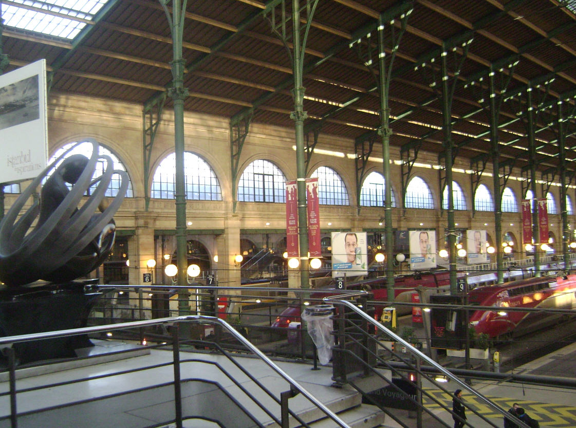 L'intérieur de la gare du Nord (Paris 10e) 