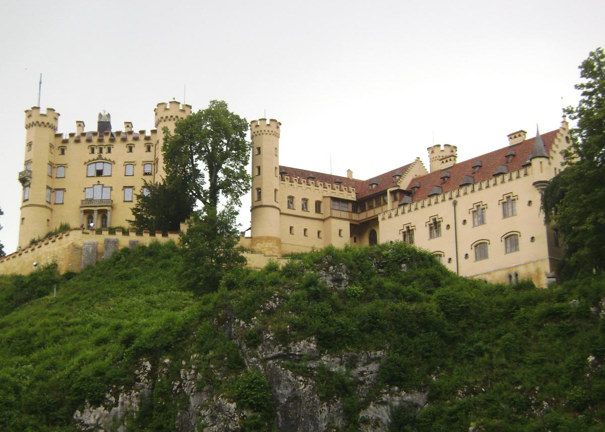 Le château de Hohenschwangau, près de Schwangau (Bavière), un des ouvrages voulus par Louis II 