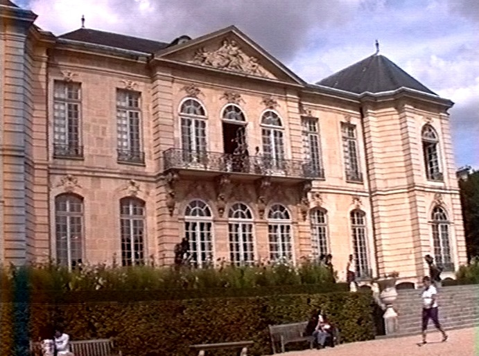 La façade arrière de l'hôtel de Biron (17e siècle), à Paris (7e arr.) 