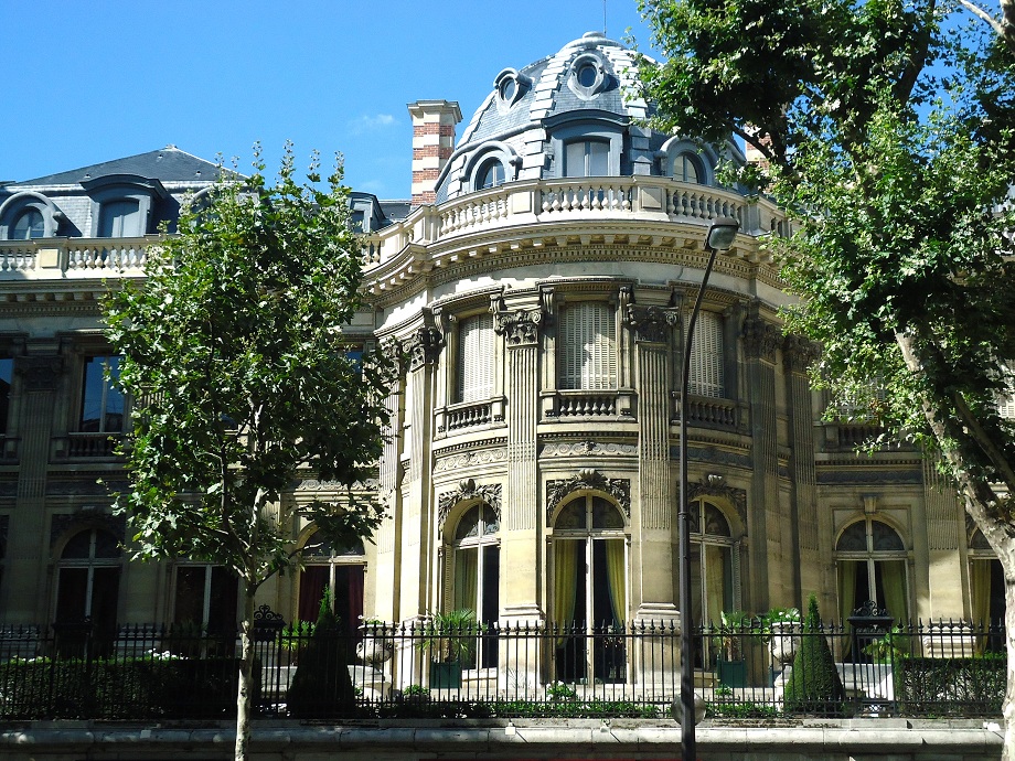 La façade du Musée Jacquemart-André, côté boulevard Haussmann (Paris 8e) 