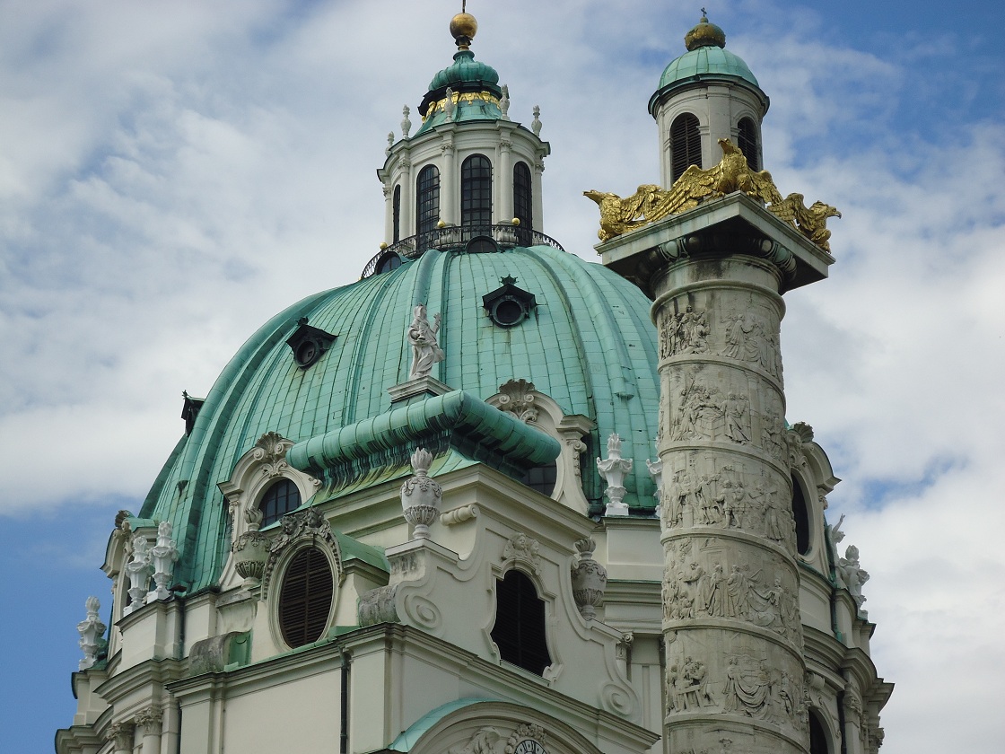 La Karskirche, sur la Karlplatz, à Vienne 