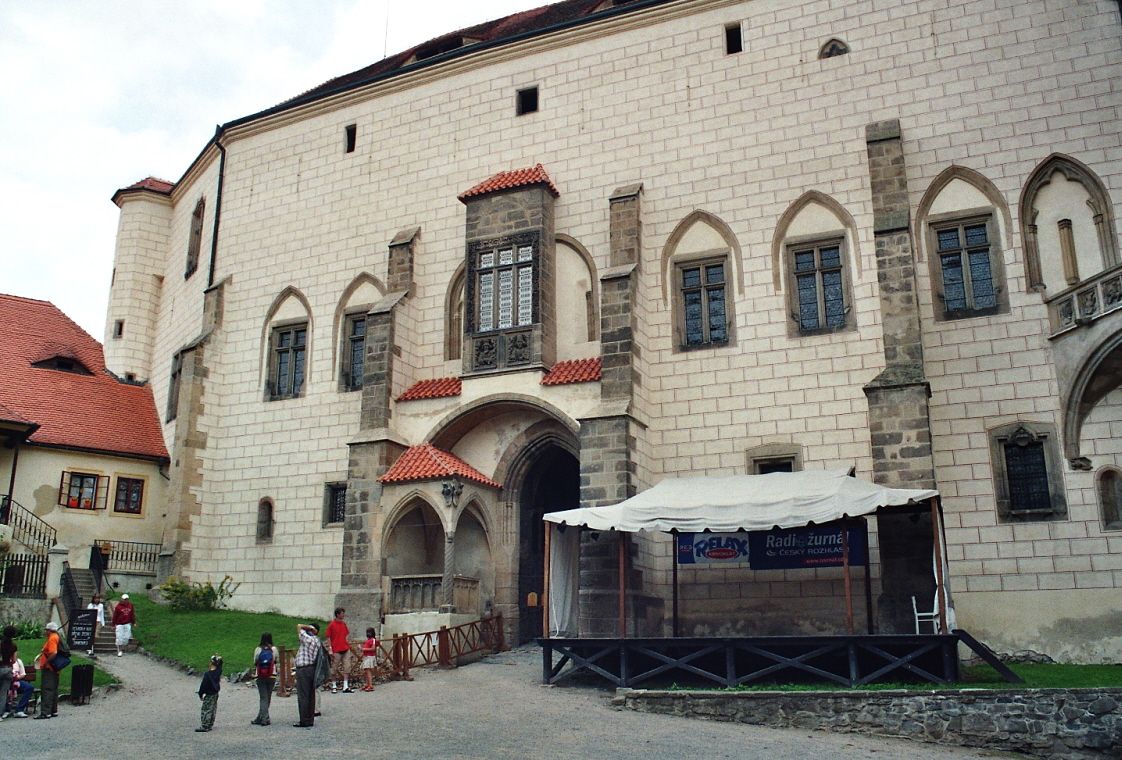 Le château de Krivoklat, en Bohême (République tchèque) 