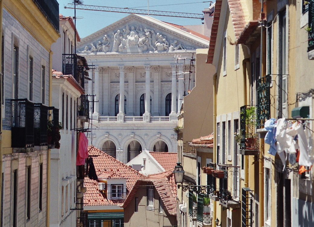 Le palacio Sao Bento, à la façade néoclassique, est le siège de l'Assemblée nationale portugaise 