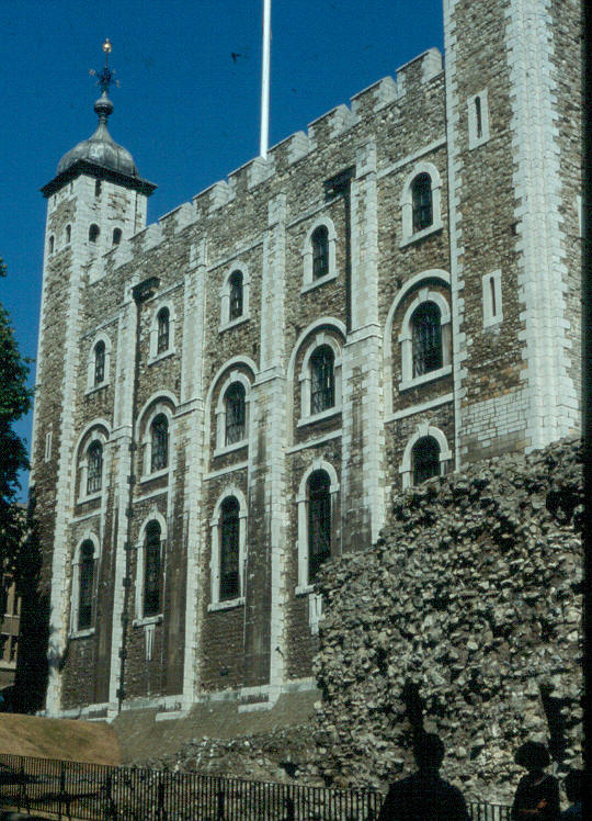 La white tower, au centre de la Tour de Londres 
