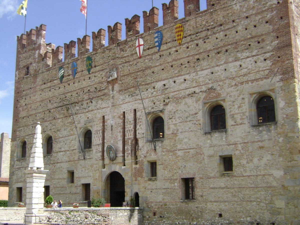 Le castello inferiore (château du bas) de Marostica (Vénétie) 