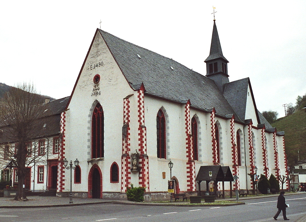 L'église de Merl (Zell), commencée en 1490, achevée en 1728 