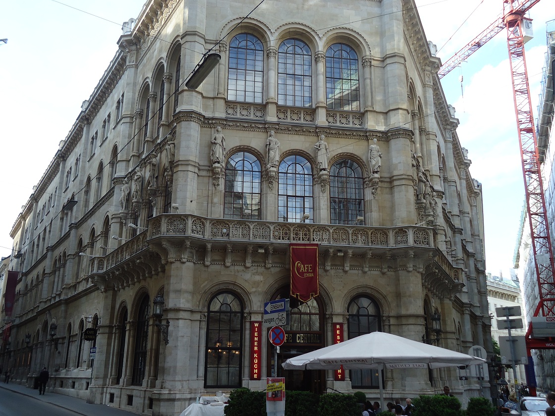 Le palais Ferstel sur la Herrengasse (Vienne) 