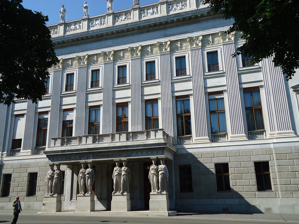 Le bâtiment du Parlement autrichien, à Vienne, sur le Dr-Karl-Lueger-Ring 