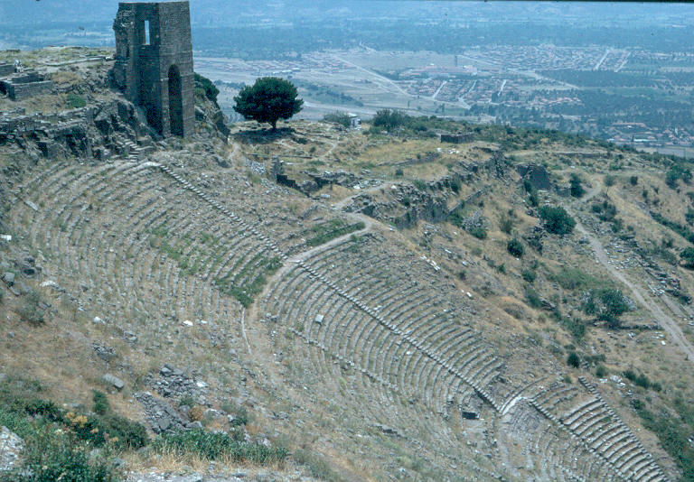 Le théâtre romain de Pergame (Turquie) 