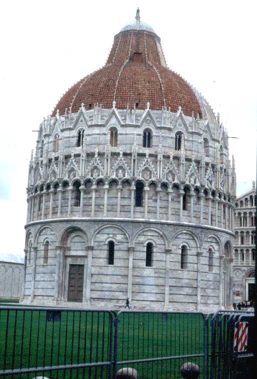 Baptistery in Pisa 