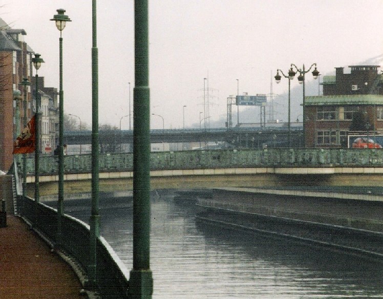 Le pont Roi Baudouin à Charleroi 
