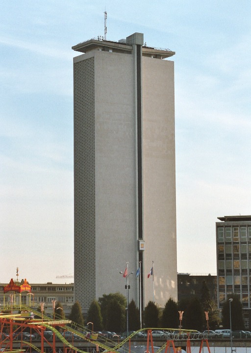 a menudo Lugar de la noche Beca Archive Tower (Rouen, 1965) | Structurae
