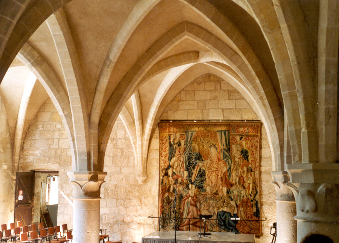 La salle capitulaire de l'abbaye de Royaumont (Asnières) 
