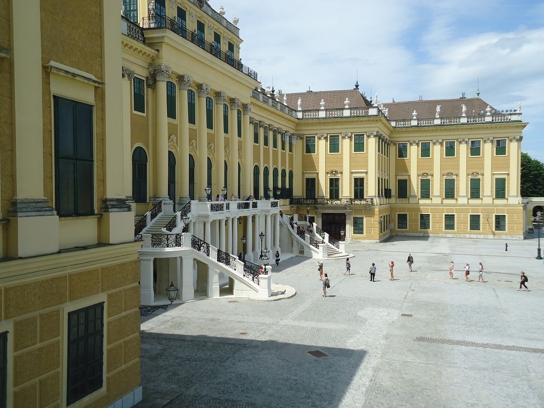 La façade nord du château de Schönbrunn 