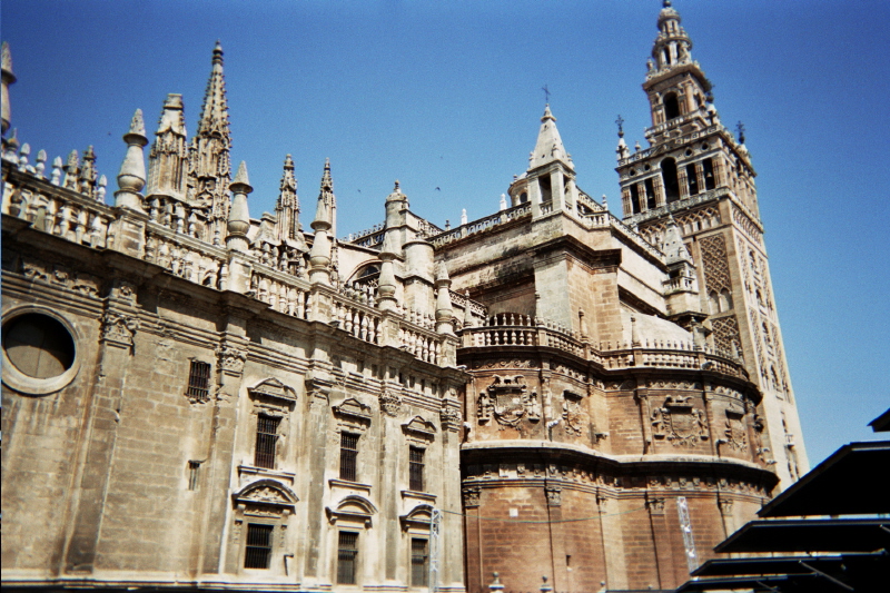 La cathédrale de Séville et la Giralda, le clocher-minaret 