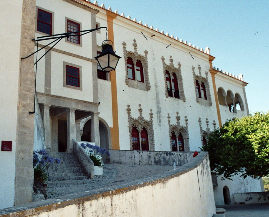 La façade du palais royal de Sintra 