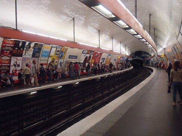 La station de métro Saint-Michel (Paris 5e) 
