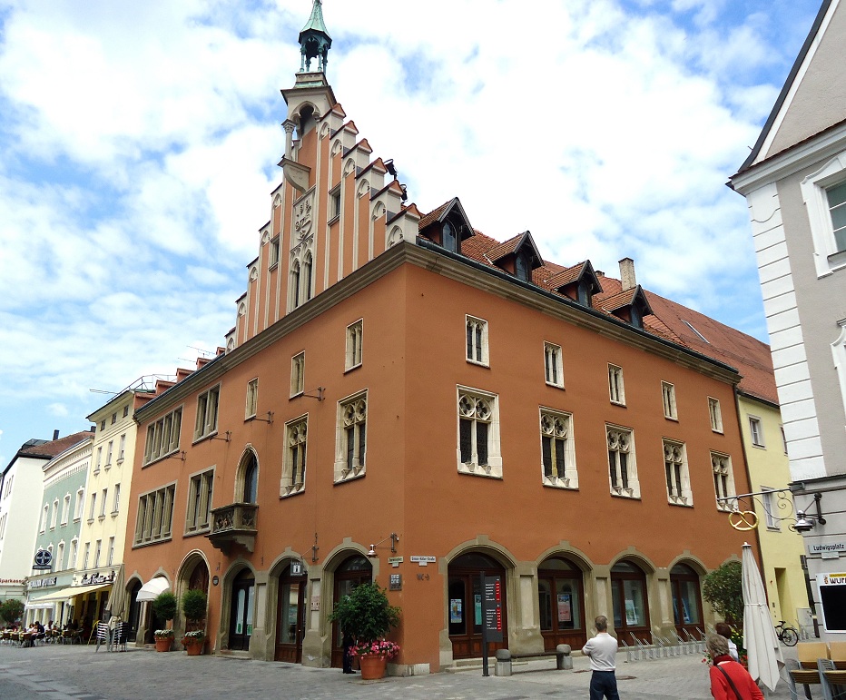 L'hôtel de ville de Straubing (Bavière) 