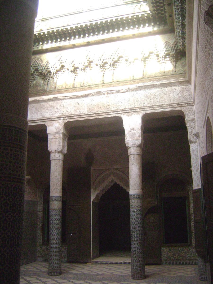 Fiche média no. 156035 Le harem (= les appartements privés) de la casbah du Glaoui à Telouèt (province de Ouarzazate), forteresse construite dans la 2e moitié du 19e siècle