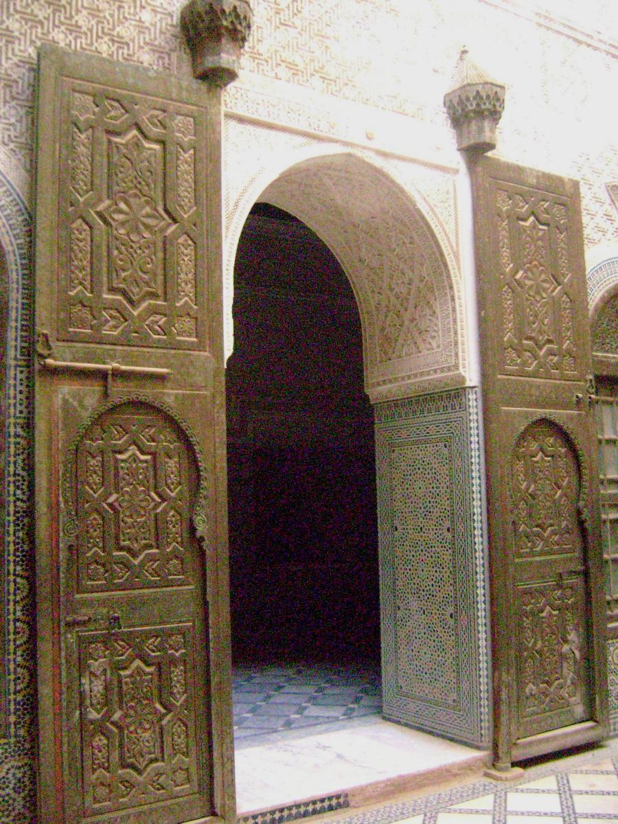 Fiche média no. 156037 Le harem (= les appartements privés) de la casbah du Glaoui à Telouèt (province de Ouarzazate), forteresse construite dans la 2e moitié du 19e siècle