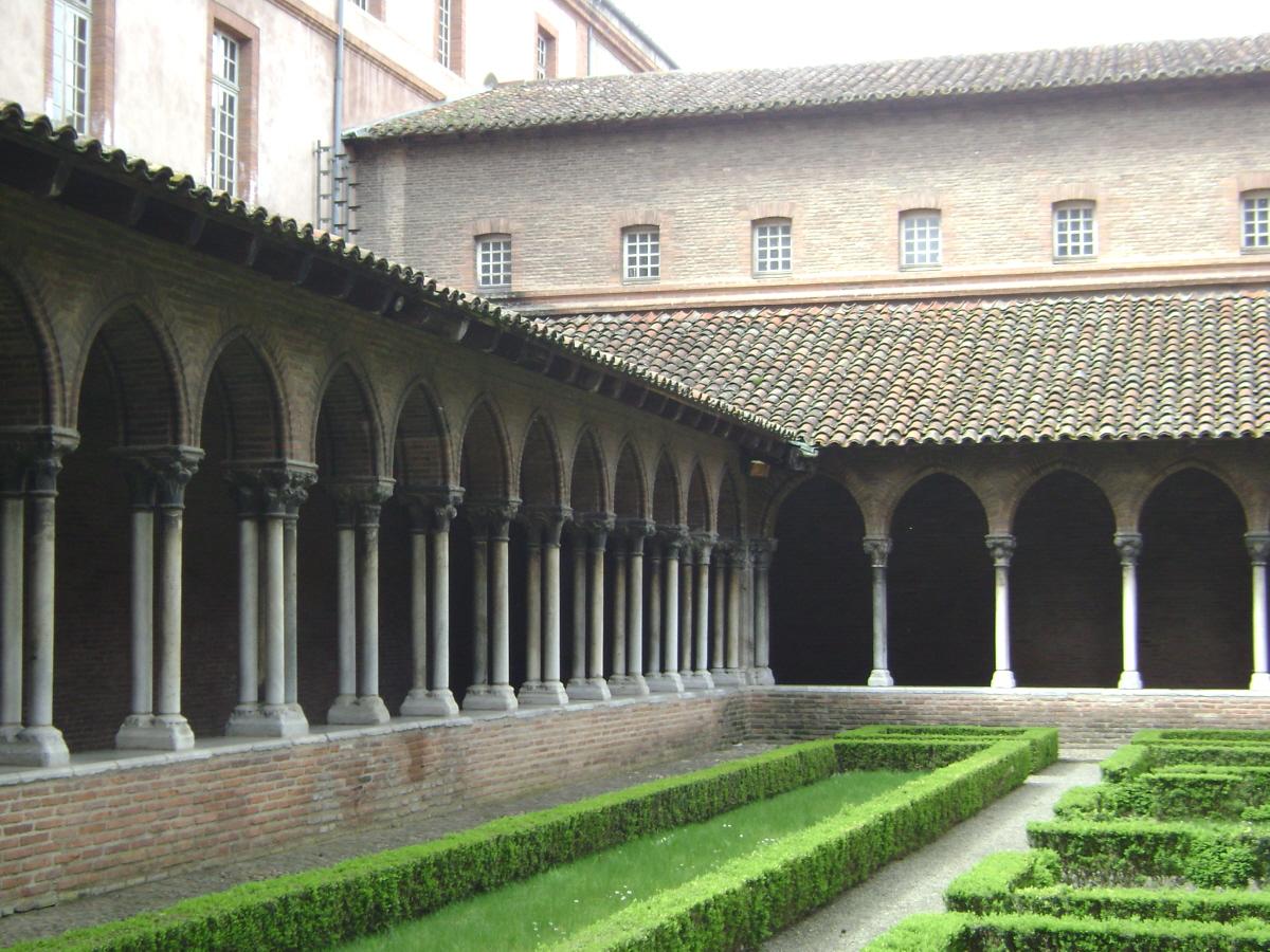 Le cloître du couvent des Jacobins à Toulouse 