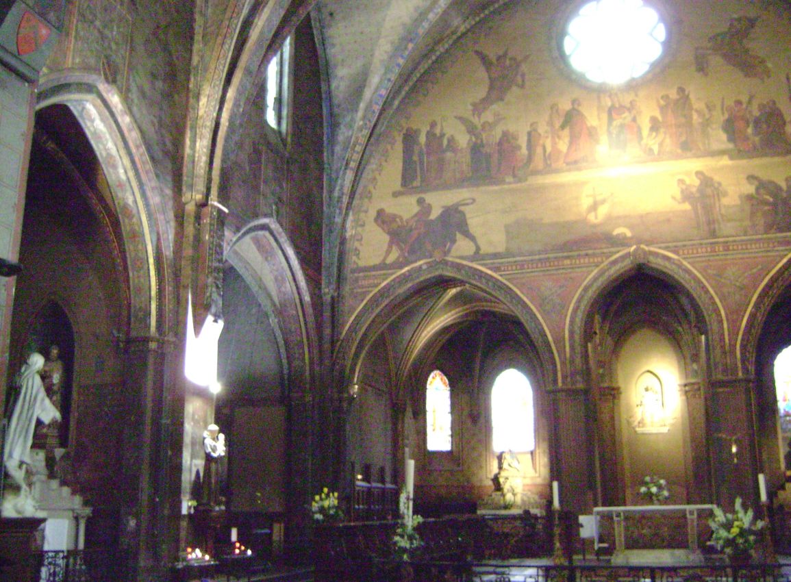 L'intérieur de l'église Notre-Dame-du-Taur à Toulouse 