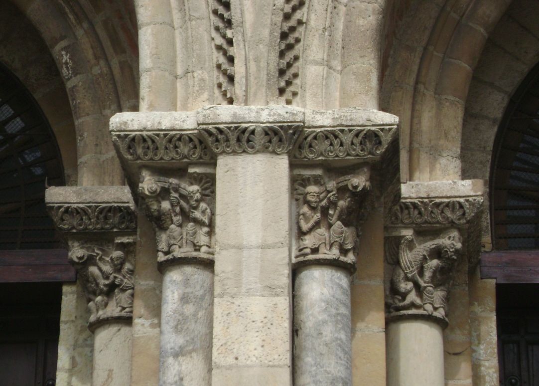 Le portail oriental (roman) de la basilique Saint Sernin 
