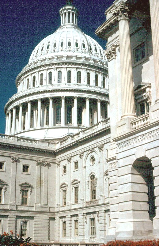 La coupole du Capitole de Washington (D.C.) 