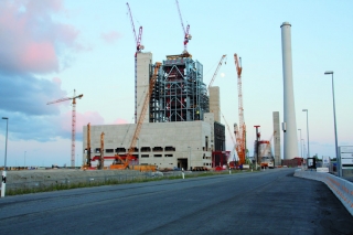 Hochmodernes Steinkohlekraftwerk in Wilhelmshaven 
