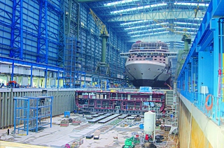 Dock in Meyer Werft nachverdichtet 