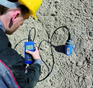 Messung der Sand- und Kiesfeuchte mit dem mobilen Feuchtemesssystem HD2 und der neuen TRIME®-Radartechnologie 