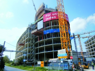 Bauvorhaben Vodafone Campus – aktueller Baufortschritt 