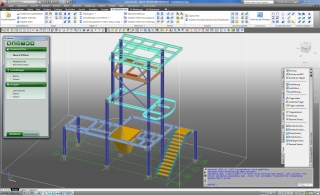 Der Projekt-Explorer der neuen Version 2011 von GRAITEC Advance Steel (Screenshot: GRAITEC) 
