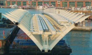 Stahlkonstruktion für den Automated People Mover in Venedig 