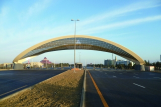 Gare de péage de l'aéroport de Bakou 