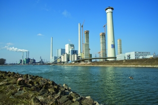 Der neue Steinkohleblock im Groskraftwerk wird zu den weltweit modernsten gehören (Foto: GKM Groskraftwerk Mannheim) 