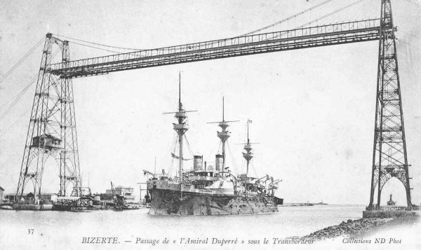 Transbordeur de Bizerte vers 1905 