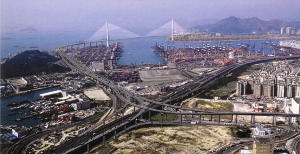 Stonecutters Bridge, Hong KongComputersimulation 